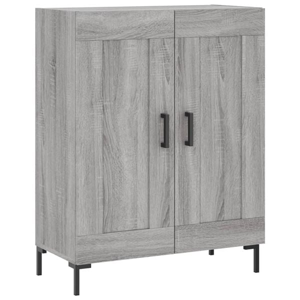 vidaXL Credenza Grigio Sonoma 69,5x34x90 cm in Legno Multistrato