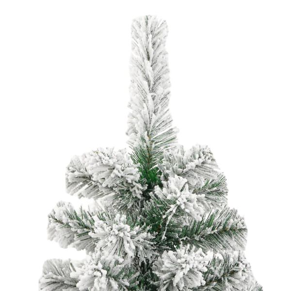 vidaXL Albero Natale Artificiale Incernierato con Neve Fioccata 210 cm