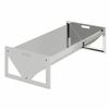 vidaXL Abbeveratoio per bestiame Argento 108 x 50 x 28 cm