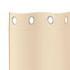 vidaXL Tende Blackout con Anelli 2 pcs Crema 175 x 140 cm Poliestere