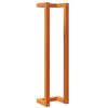 vidaXL Portasciugamani Marrone Cera 23x18x90 cm Legno Massello di Pino