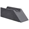 vidaXL Cuscino per Gambe 68 x 25 x 21,5 cm Duro Schiuma PU Grigio