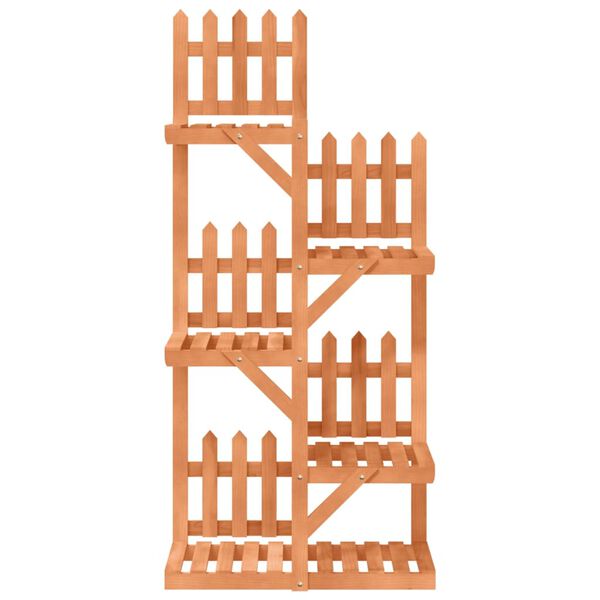 vidaXL Portafiori 60x25x130 cm in Legno Massello di Abete