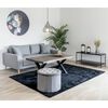 House Nordic Pouf Arya con Portaoggetti Grigio Scuro