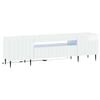 vidaXL Mobile TV LED Bianco Lucido Legno ingegnerizzato