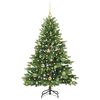 vidaXL Albero di Natale artificiale con 150 LED Verde 150 cm PE e PVC