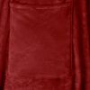 vidaXL Felpa coperta Rosso Bordeaux Flanella