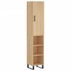 vidaXL Credenza Rovere Sonoma 34,5x34x180 cm in Legno Multistrato