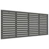 vidaXL Testiera da Parete Grigia 156x3x91,5 cm Legno Massello di Pino