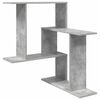 vidaXL Scaffale da parete Grigio Cemento 67 x 67 x 87 cm