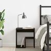 vidaXL Armadio da Notte Rovere nero 40 x 30 x 40 cm Legno multistrato
