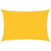 vidaXL Vela Parasole 160 g/m&sup2; Gialla 2,5x4 m in HDPE