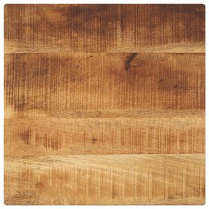 vidaXL Piano per Tavolo 60x60x1,5 cm Quadrato Legno di Mango Grezzo