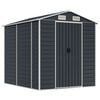 vidaXL Capanno da Giardino Antracite 191x215x198cm in Acciaio Zincato