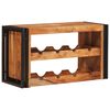 vidaXL Portabottiglie Marrone 80 x 45 x 33 cm Legno di Acacia Massello