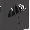 vidaXL Supporto per Ombrellone Nero 15.5 x 15.5 x 49 cm Metallo