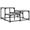 vidaXL Tavolino da Salotto Grigio Sonoma 68x68x40 cm Legno Multistrato