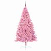 vidaXL Albero di Natale artificiale con luci integrate Rosa 210 cm PVC