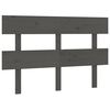 vidaXL Testiera per Letto Grigia 144x3x81 cm in Legno Massello di Pino