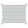vidaXL Vela da ombra solare Grigio chiaro e bianco 2 x 2,5 m