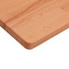 vidaXL Piano Tavolo 100x50x1,5cm Rettangolare Legno Massello Faggio
