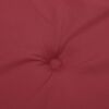 vidaXL Cuscino per Panca Rosso Vino 100x50x4 cm in Tessuto Oxford