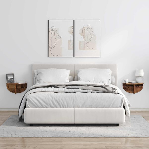 vidaXL Scaffale da parete Legno vecchio 38 x 19 x 19 cm