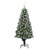 vidaXL Albero di Natale artificiale con 300 LED Verde 180 cm