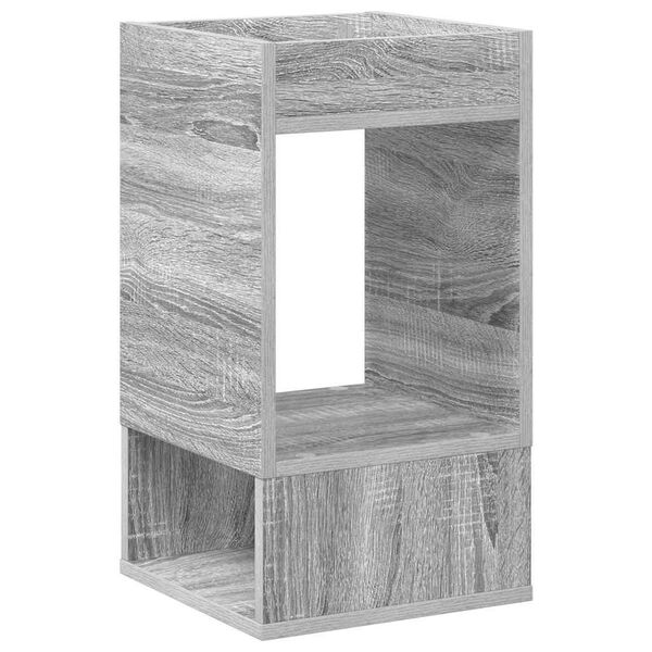vidaXL Tavolino Grigio Sonoma 30 x 30 x 56 cm Legno multistrato