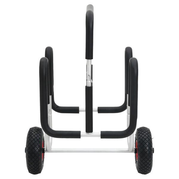 vidaXL Carrello SUP per 2 Tavole da Surf 90 kg in Alluminio