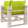 vidaXL Set Salotto Giardino su Pallet Cuscini 6 pz in Legno di Pino