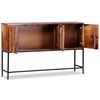 vidaXL Credenza in Legno Massello di Acacia 120x30x80 cm