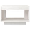 vidaXL Tavolino da Salotto Bianco 50x50x33,5 cm Legno Massello di Pino