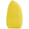 vidaXL Cuscino per Schiena Giallo Chiaro 180 x 24 x 50 cm Tessuto
