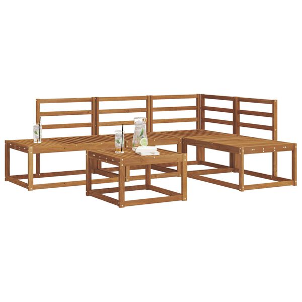 vidaXL Set di divani Naturale