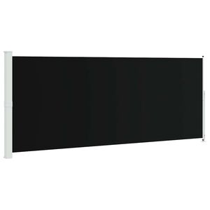vidaXL Tenda Laterale Retrattile per Patio 200x500 cm Nera