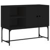 vidaXL Credenza Nera 100x40x79,5 cm in Legno Multistrato