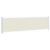 vidaXL Tenda Laterale Retrattile per Patio 600x160 cm Crema