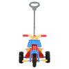 vidaXL Triciclo per Bambini con Maniglione Multicolore