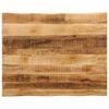 vidaXL Piano Tavolo Bordi Vivi 110x80x2,5 cm Legno di Mango Grezzo