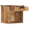vidaXL Comodino 40x30x37 cm in Legno Massello di Mango