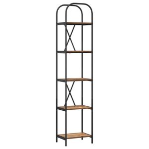 vidaXL Libreria 5 livelli 40 x 30 x 183 cm Legno ingegnerizzato