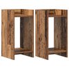 vidaXL Supporto per piante 2 pcs Legno vecchio 30 x 30 x 60 cm