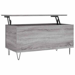 vidaXL Tavolino Salotto Grigio Sonoma 90x44,5x45 cm Legno Multistrato