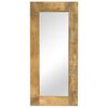 vidaXL Specchio in Legno Massello di Mango 50x110 cm