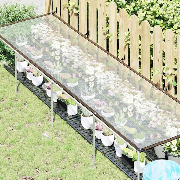 vidaXL Copertura per Piante con Occhielli 1x4 m in Polietilene