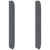 vidaXL Orecchia della Testata Grigio 80 x 16 x 4 cm Velluto