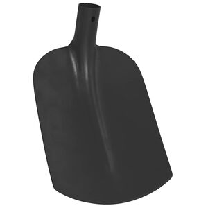 vidaXL Testa di Pala Nero 34,5 x 24 cm Acciaio verniciato a polvere