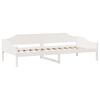 vidaXL Letto senza Materasso Bianco 90x190 cm in Legno Massello Pino