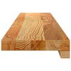 vidaXL Davanzali 2 pz Marrone Chiaro 90x15x2 cm Legno Massello Rovere